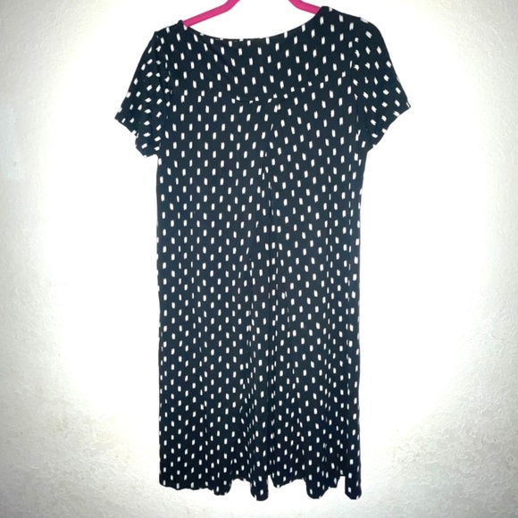 J.Jill Wearever Collection Shift Dress Black & White SZ S - Picture 2 of 5